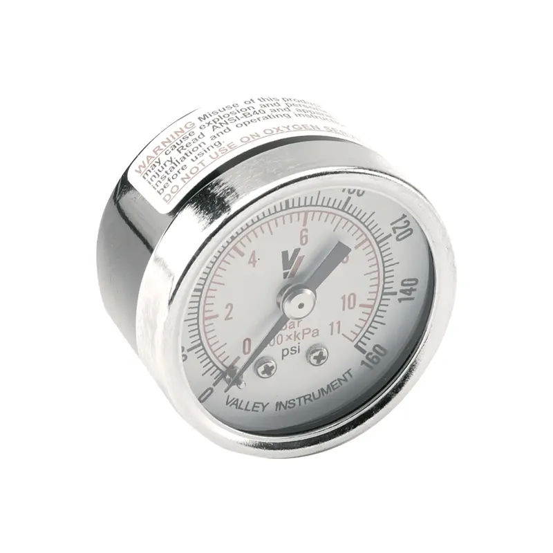 0–160 Psi Round Analog Pressure Gauge – Dci 7260 1