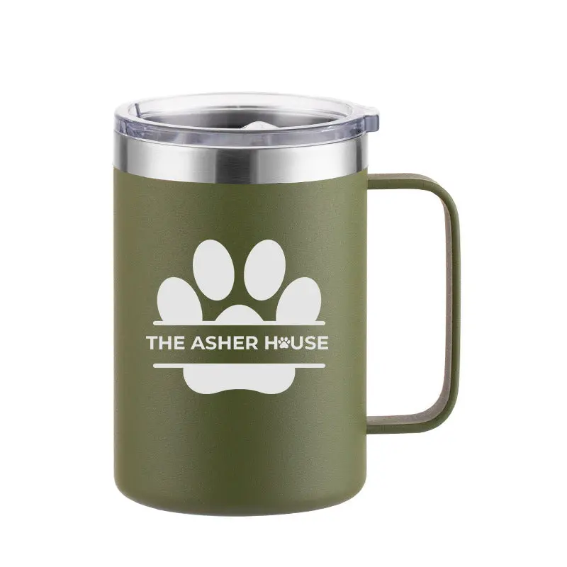 16 Oz Stainless Steel Insulated Mug – Double-Walled Vacuum Tumbler For Hot Or Cold Drinks 2