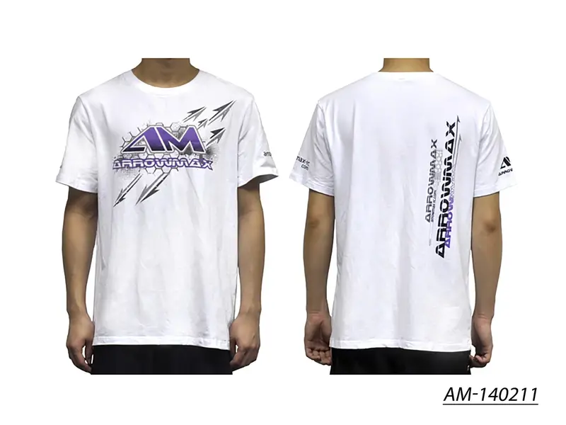 2014 Arrowmax Racing T-Shirt – White, Size S (Am-140211) 1