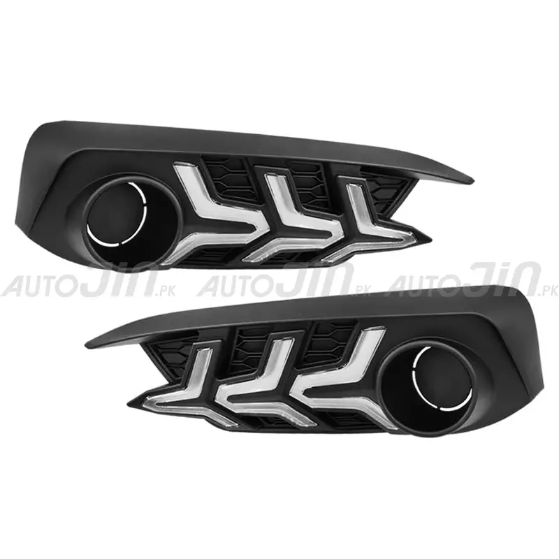 2016–2021 Honda Civic Arrow-Style Drl & Fog Light Cover – V3 (Version 2) 1