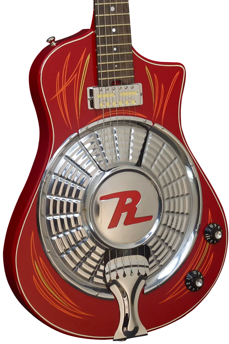 2016 Asher Resosonic 'Rambler' Lap Steel In Dakota Red With Hand-Applied Pin Striping – #907 – Sold 1