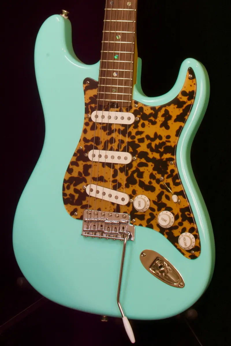 2020 Asher S Classic Electric Guitar — Shop-Wound Pickups, Tortoiseshell Guard, 8 Lbs, #1187 (Excellent Condition) 1