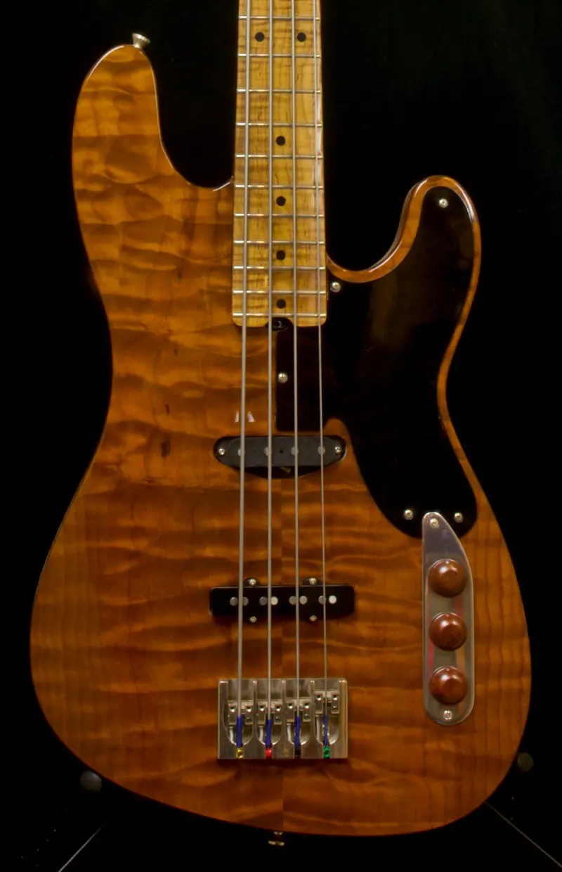 2020 Asher Tj Bass — Tempered Body & Neck, 34" Scale, Master-Built #1201 1