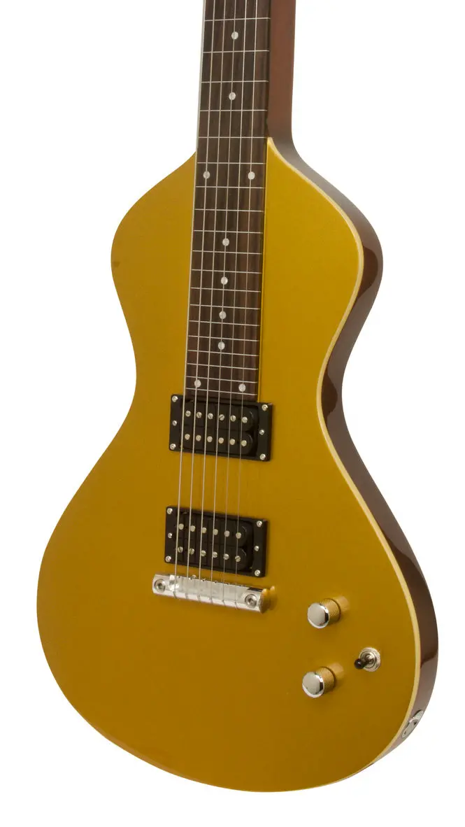 2025 Asher Electro Hawaiian® Junior Lap Steel – Gold Top Finish With Gig Bag (Available At Electrohawaiian.Com) 1