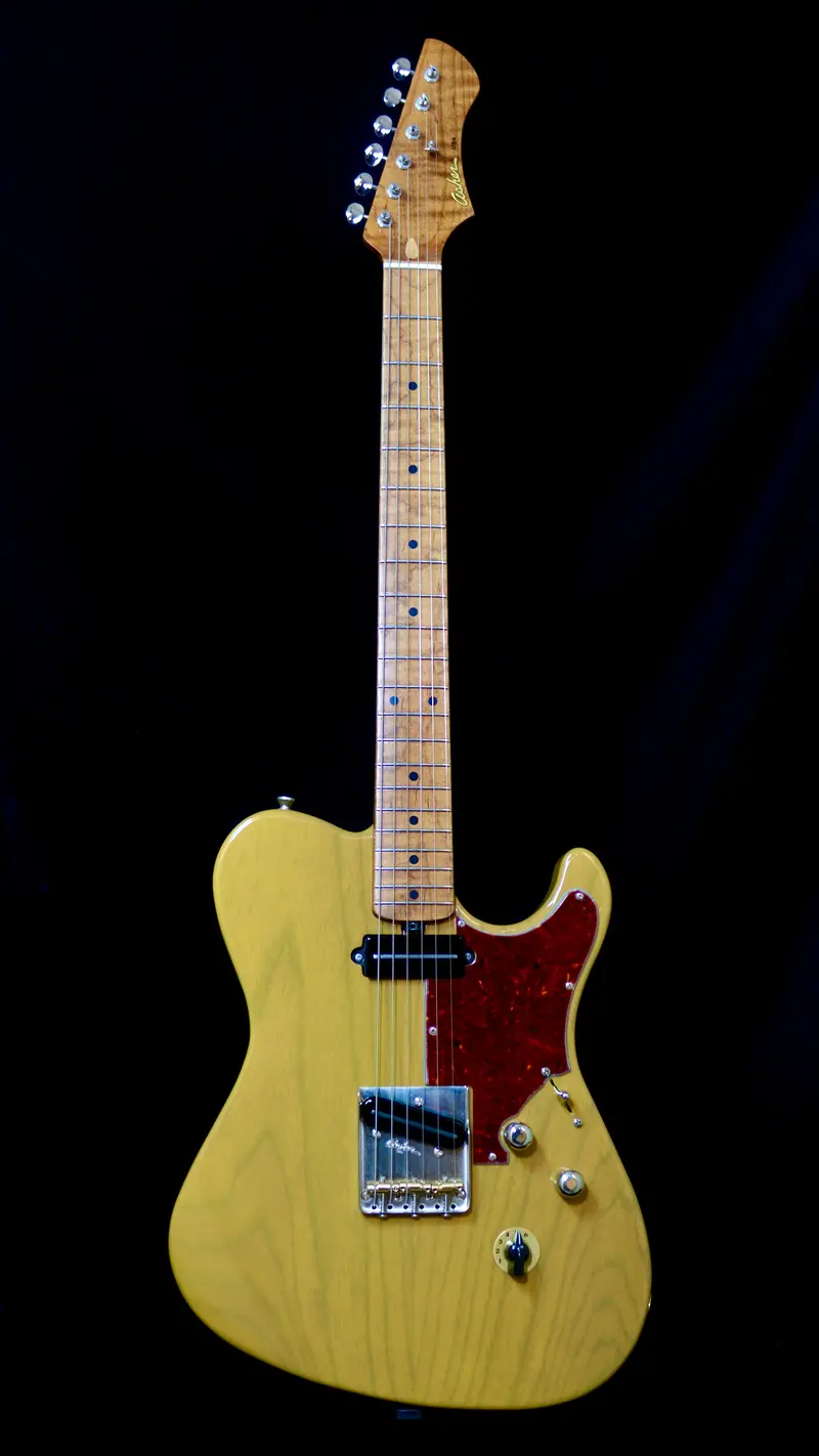 2025 Asher T-Deluxe Guitar In Butterscotch Nitrocellulose Lacquer — Sold 1