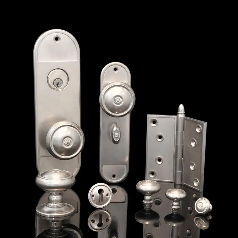 3014 Classic Flower Door Suite – Ornamental Lever Design 1
