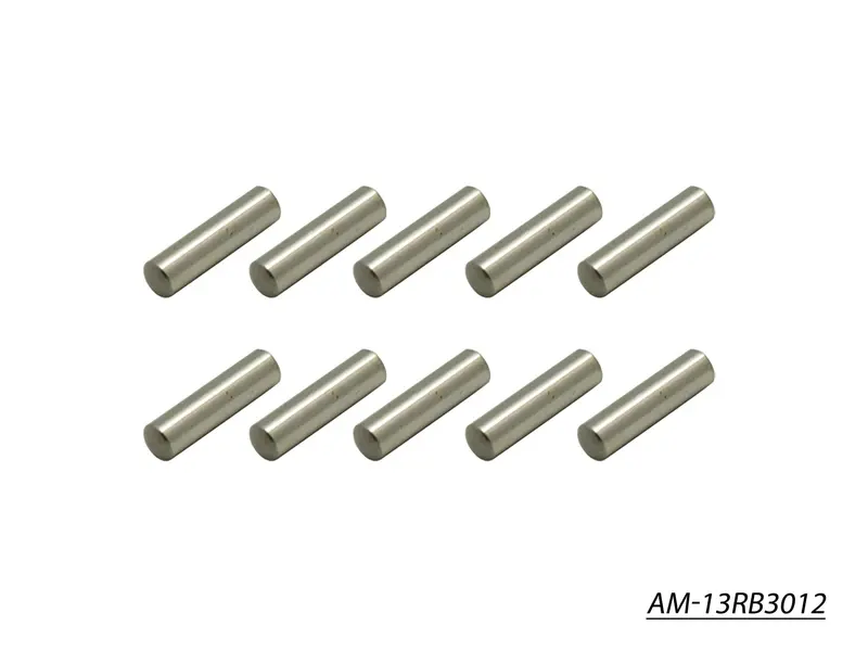 3Mm Diameter X 12Mm Length Steel Pin (Pack Of 10) – Am-13Rb3012 1