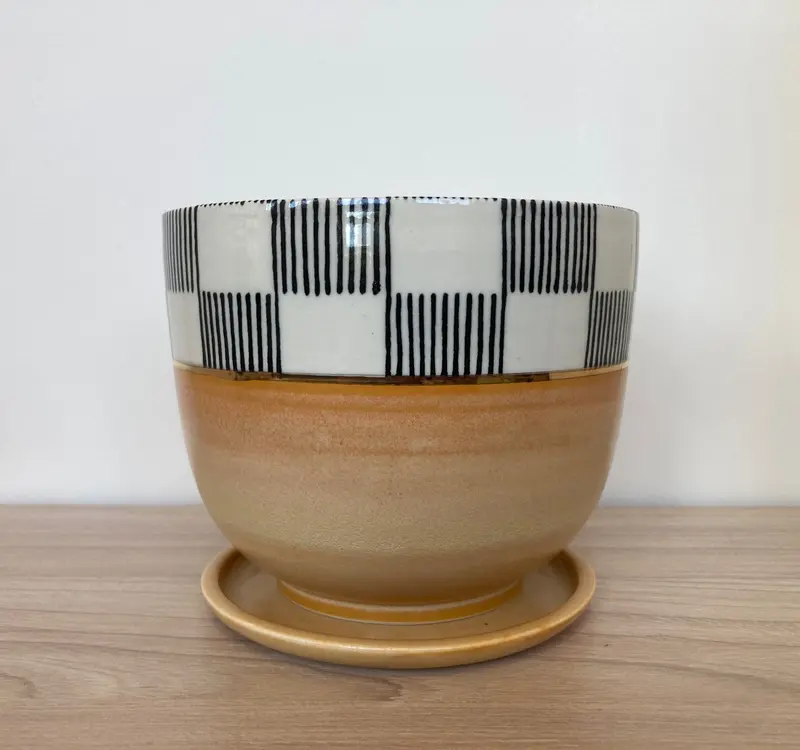 6.5-Inch Porcelain Planter By Rider Ceramics 2