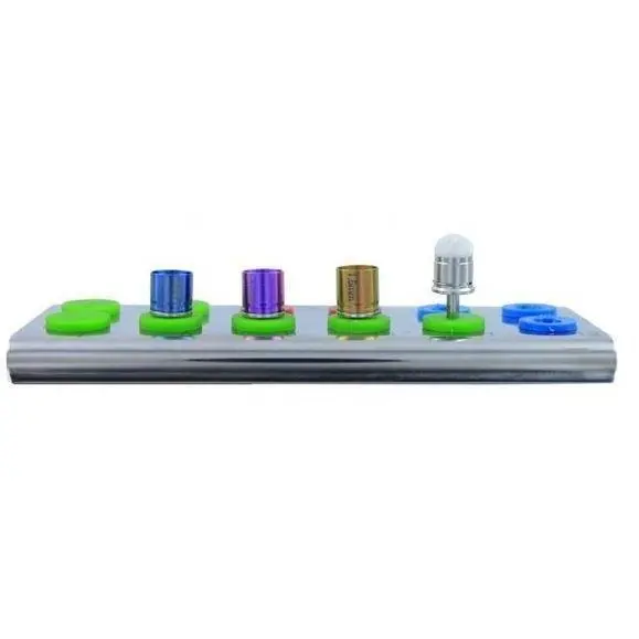 7Mm Zirconia Dome Drill With Triple Depth Stops (1.5Mm, 2Mm, 2.5Mm) 1