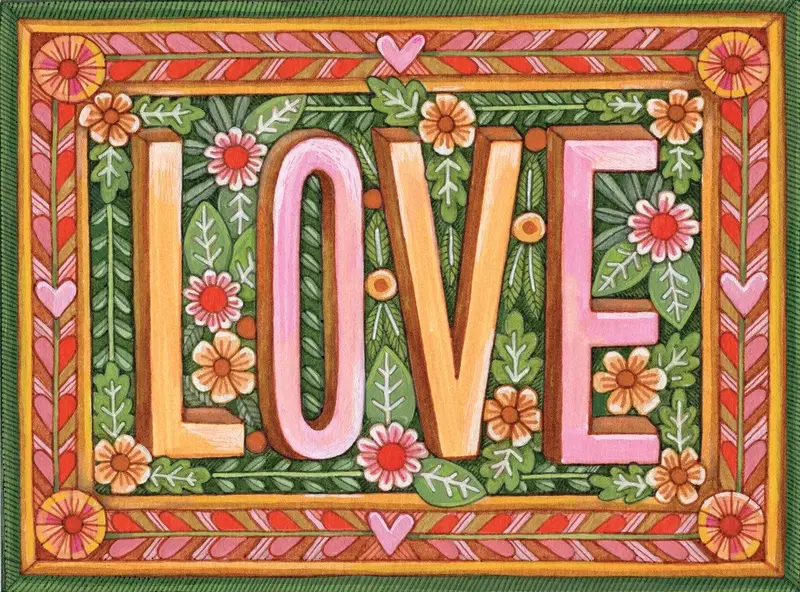 Adrienne Langer Love-Themed Card Box Set 1