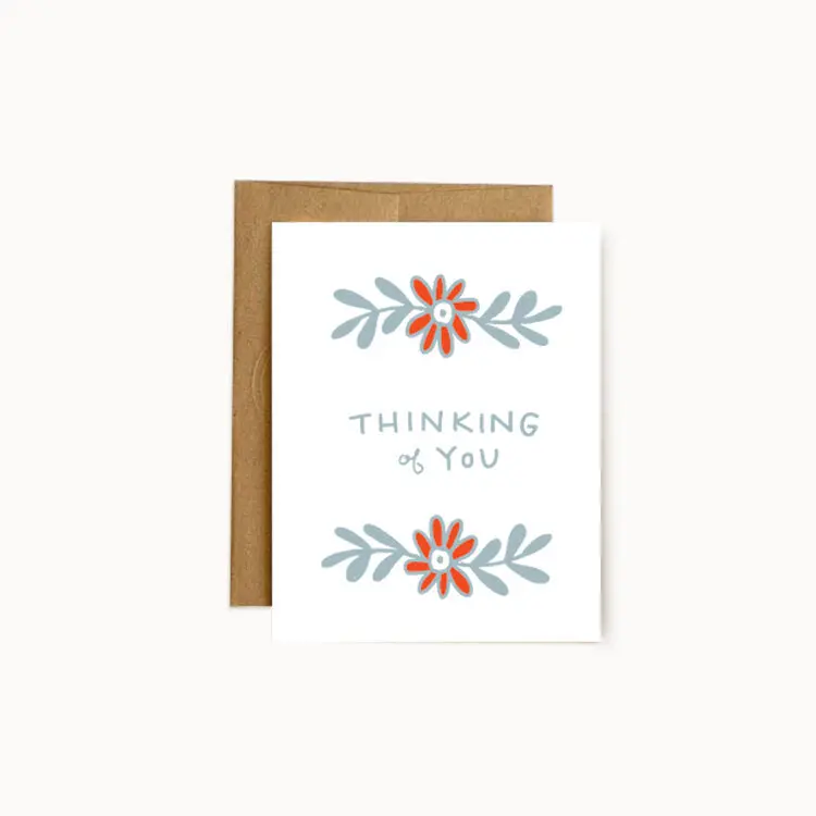 Alisa Wismer Botanical Thinking Of You Card 1