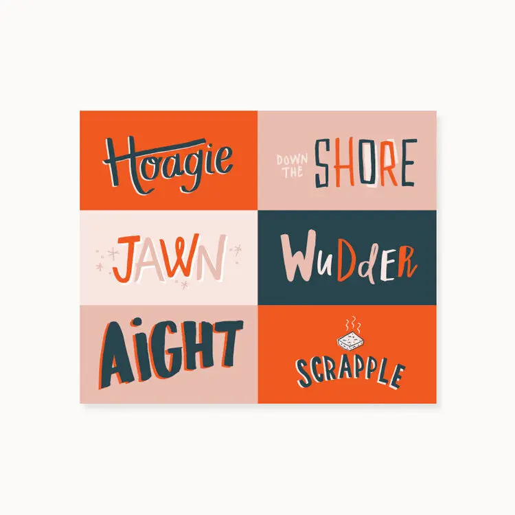 Alisa Wismer Philly Slang Art Print #1 1