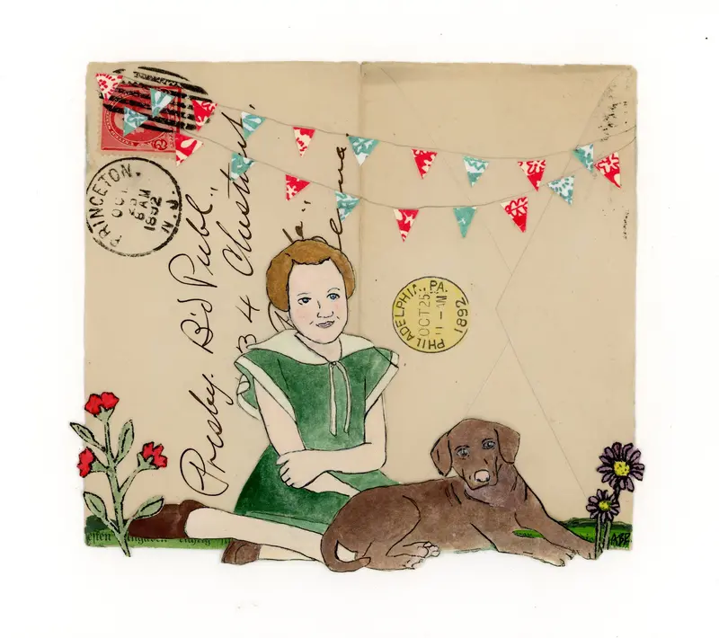 Amy Rice Art Print: Flo And Janet Portrait 1