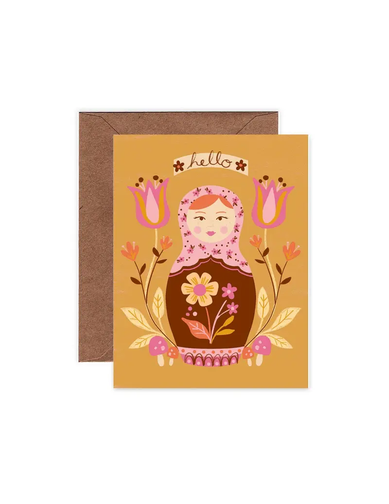 Anchor & Spruce Floral Russian Nesting Doll Card Collection 1
