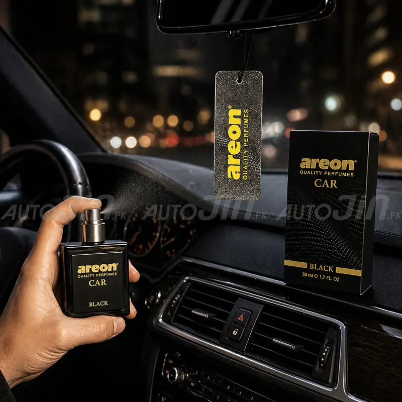 Areon Black Car Air Freshener – Elegant 50Ml Automotive Perfume 1