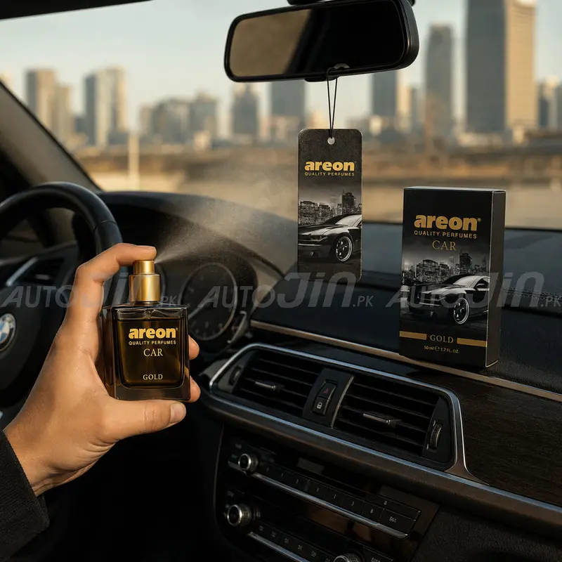 Areon Gold Car Air Freshener – Premium 50Ml Scented Fragrance 1