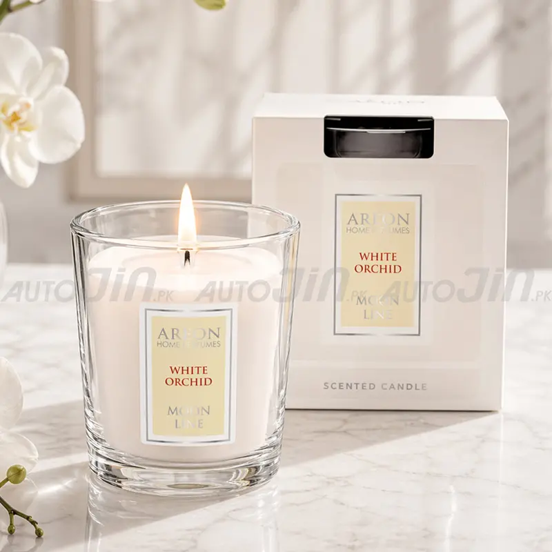 Areon Moon Line Candle - White Orchid 1