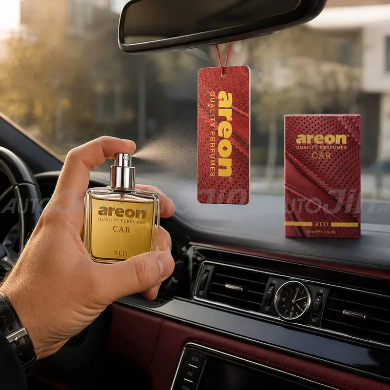 Areon Red Car Air Freshener – Vibrant 50Ml Interior Scent 1