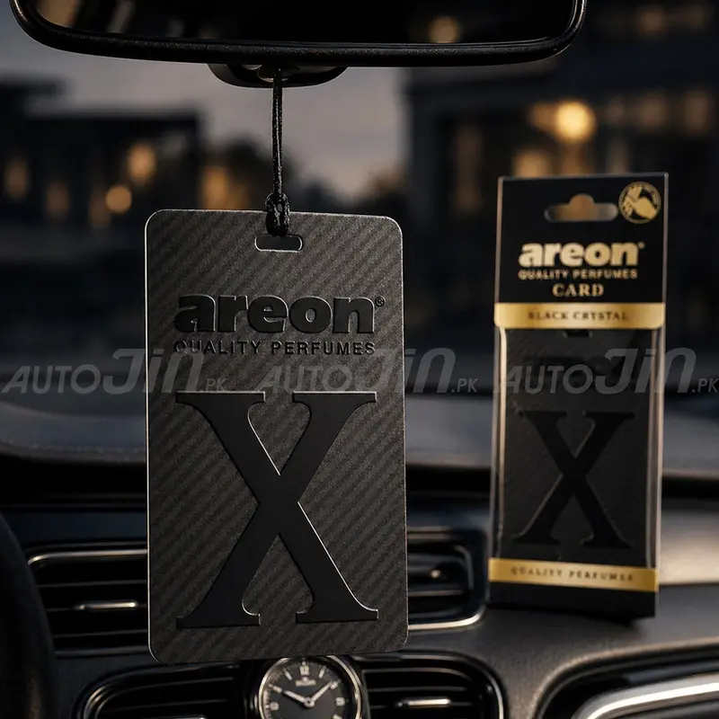 Areon X Card Air Freshener – Black Crystal Aroma (Hanging Card Format) 1