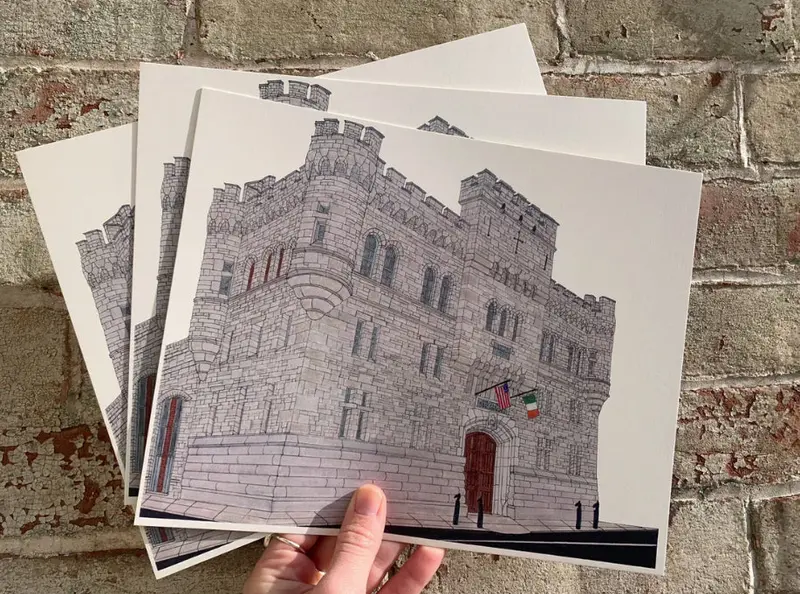 Art By Alicia – 23Rd Street Armory Architectural Print 1