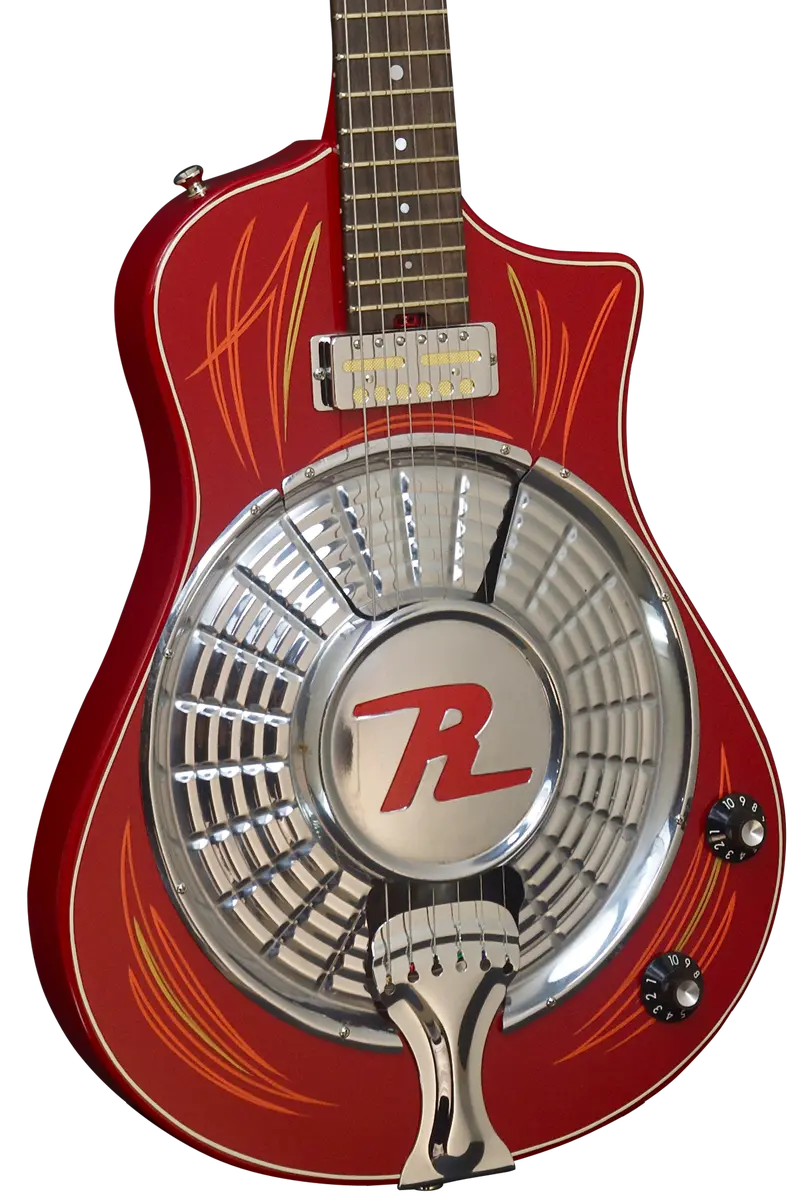 Asher Resosonic 'Rambler' Lap Steel In Dakota Red With Artisan Pin Striping – #847 – Sold 1