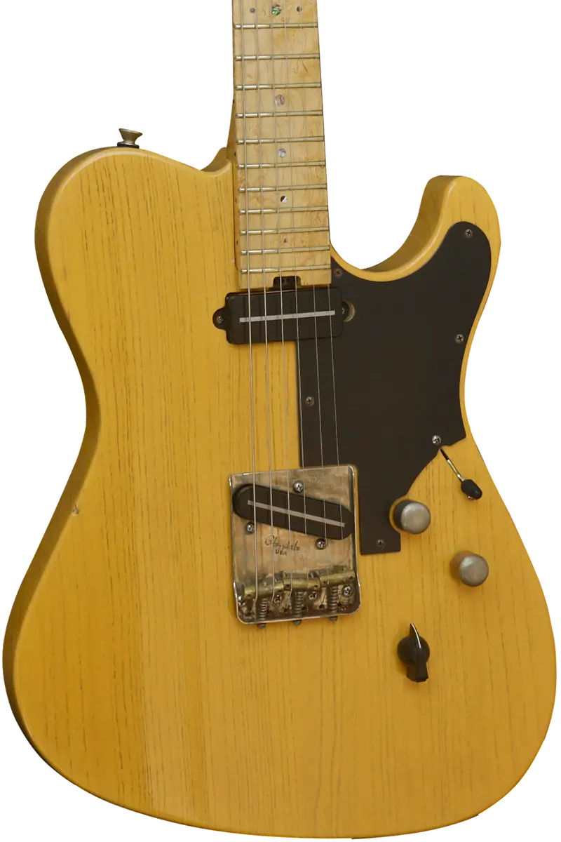 Asher T Deluxe Butterscotch Nitro Lacquer Lap Steel – Light Relic Finish – #860 – Sold 1