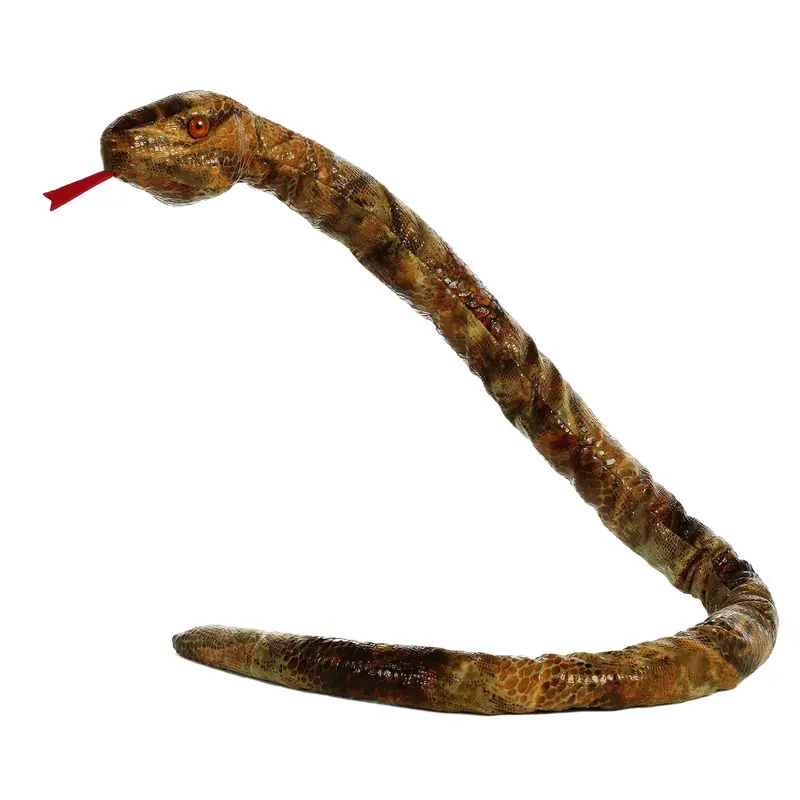 Aurora Gopher Snake Plush – 50-Inch Realistic Wildlife Replica 1