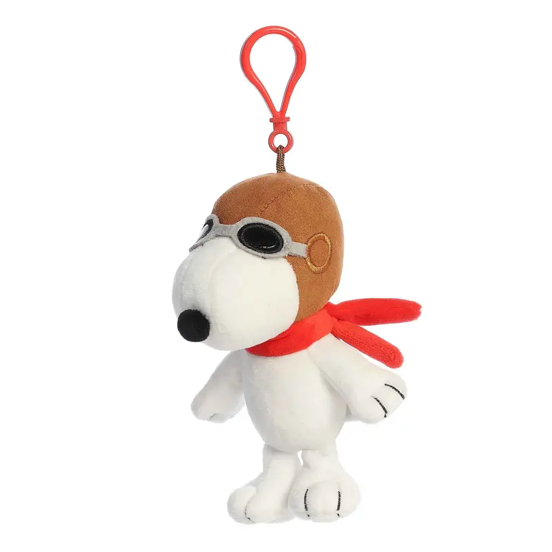 Aurora Peanuts 5-Inch Flying Ace Clip-On Plush 1