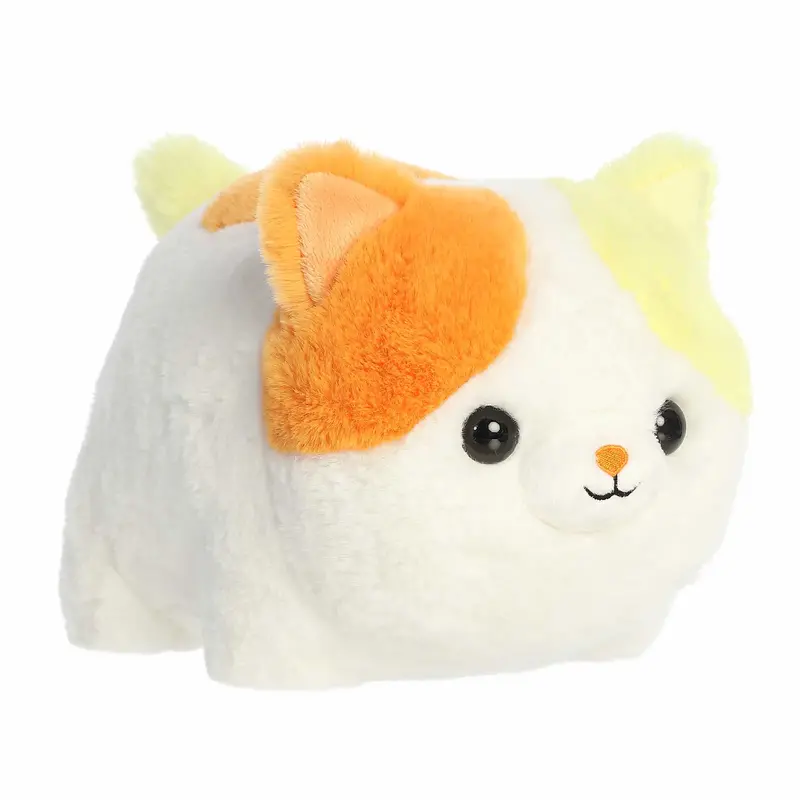 Aurora Spudsters 10-Inch Candy Corn Calico Cat Plush 1