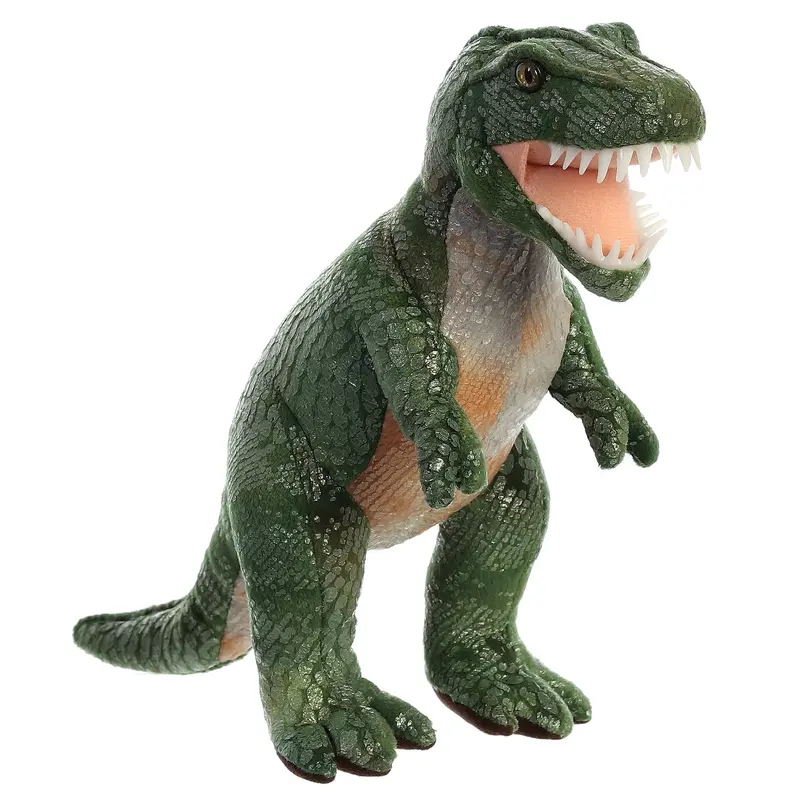 Aurora T. Rex Plush Figure – 11-Inch Dinos & Dragons Toy 1