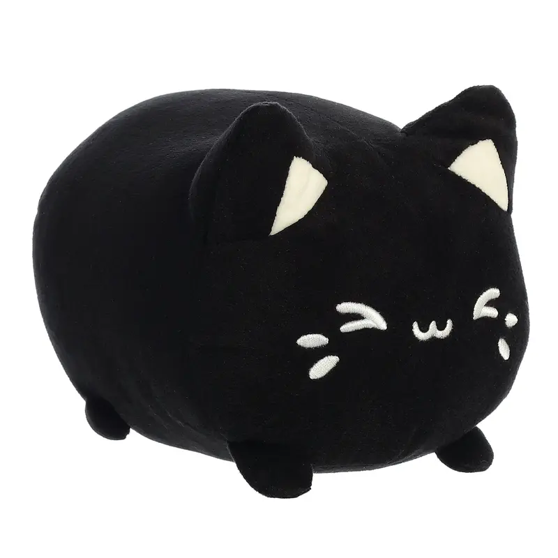 Aurora Tasty Peach 7-Inch Black Sesame Meowchi Plush 1