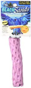 Beach Sands Grooming Perch For Avian Hygiene – Various Sizes 1