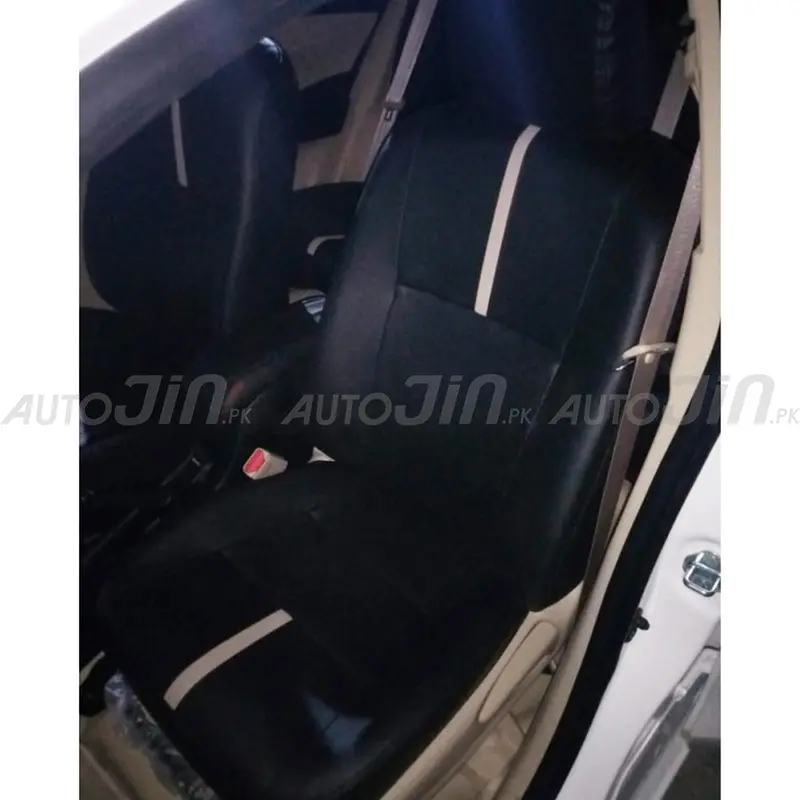 Black Custom-Fit Seat Covers For 2020–2023 Toyota Yaris 1