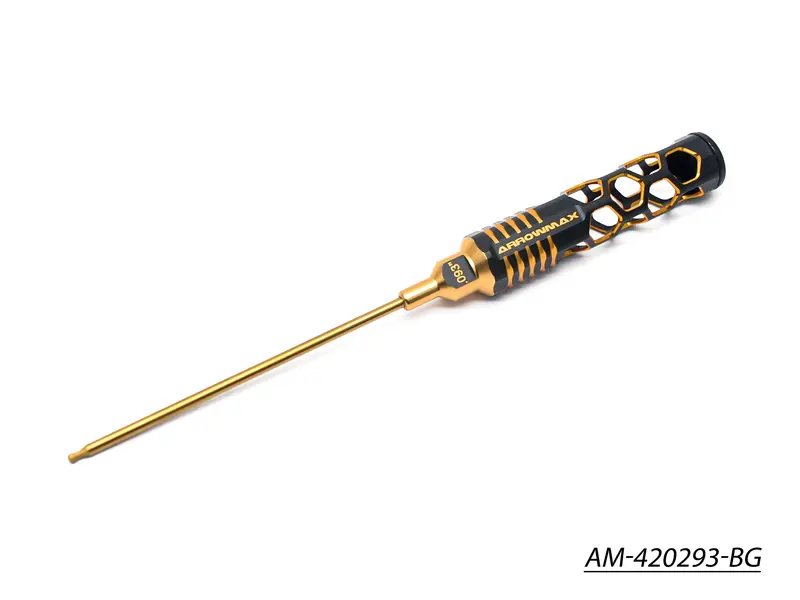 Black-Gold Ball-End Hex Wrench – 3/32" (0.093") × 120Mm (Model Am-420293-Bg) 1