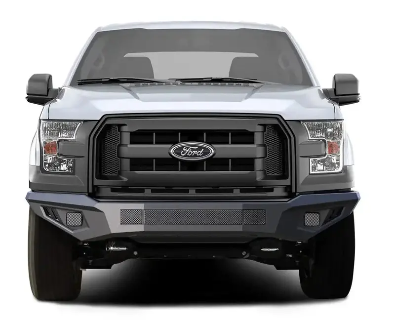 Black Horse Off Road Afb-F117-Bu Front Bumper – Matte Steel Armour Ii Design For Trucks/Suvs 1