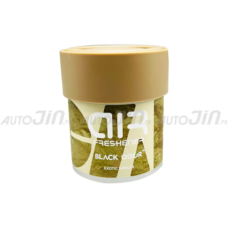 Black Odor Exotic Vanilla Air Freshener – 80G Creamy, Luxurious Fragrance 1