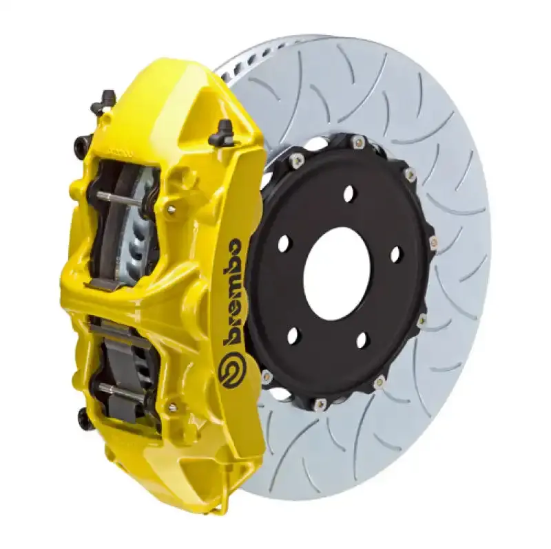Brembo Gt Big Brake Kit – Front Slotted Two-Piece Rotors (350X34 Mm) With 6-Piston Calipers For Golf R & Audi S3 1
