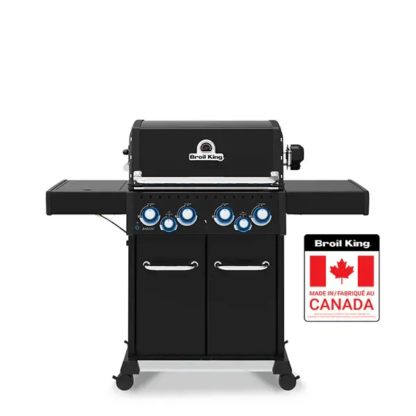 Broil King Baron 490 Pro Shadow Gas Grill – 4-Burner, Black Accents, Premium Cooking System 1