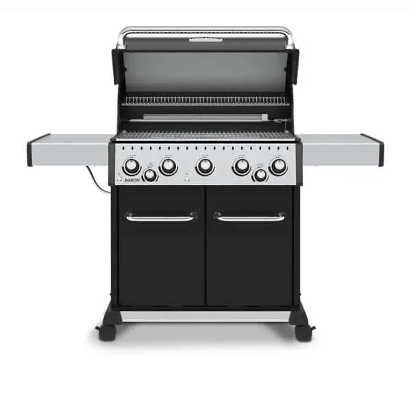 Broil King Baron 590 Pro Black Propane Grill – Flagship 6-Burner Model 1