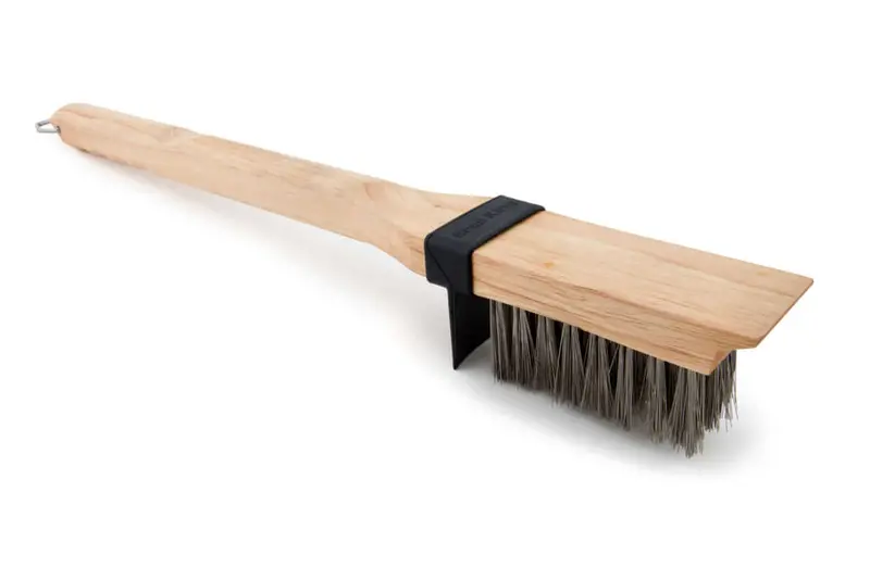 Broil King Heavy-Duty Long-Handle Wooden Grill Brush With Stainless Steel Bristles (Model 65229) 1