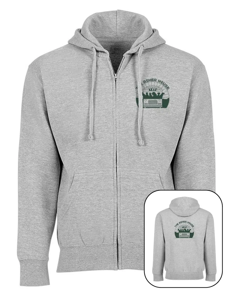 Bus-Themed Full-Zip Hoodie For Men And Women