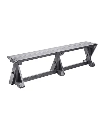 C.R. Plastic Harvest Dining Bench – Range Of Color Finishes (B201) 2