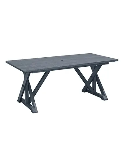 C.R. Plastic Harvest Wide Dining Table – Multi-Color Selection (T203) 2