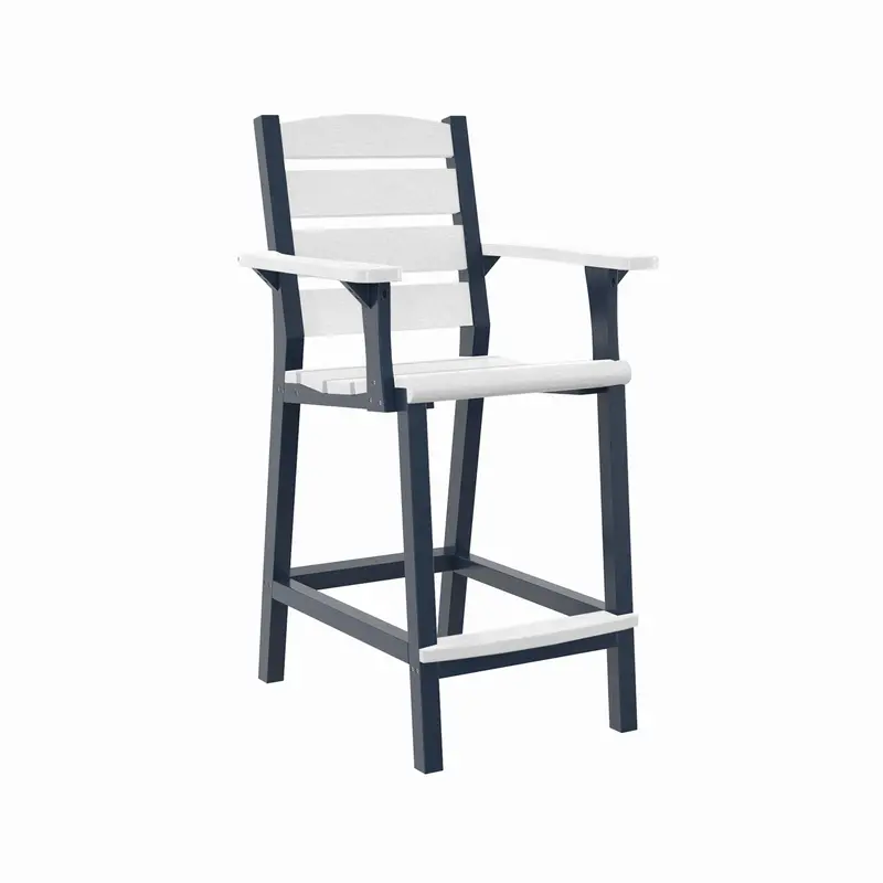 C.R. Plastic Napa Counter-Height Armchair With Back Support – C313C 13