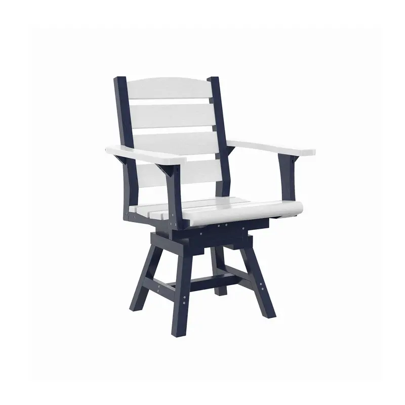 C.R. Plastic Napa Dining Swivel Armchair – C322 8