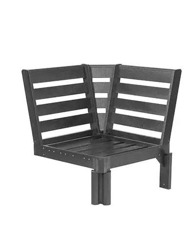 C.R. Plastic Tofino Sectional Corner Frame – Flexible Deep-Seating Configuration Piece (Dsf286) 1