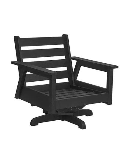 C.R. Plastic Tofino Swivel Arm Chair Frame – Rotating Outdoor Seating Option (Dsf284) 2