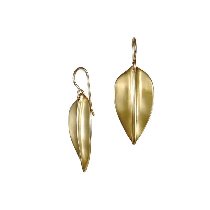 Calla Brass Earrings By Carolyn Keys 1