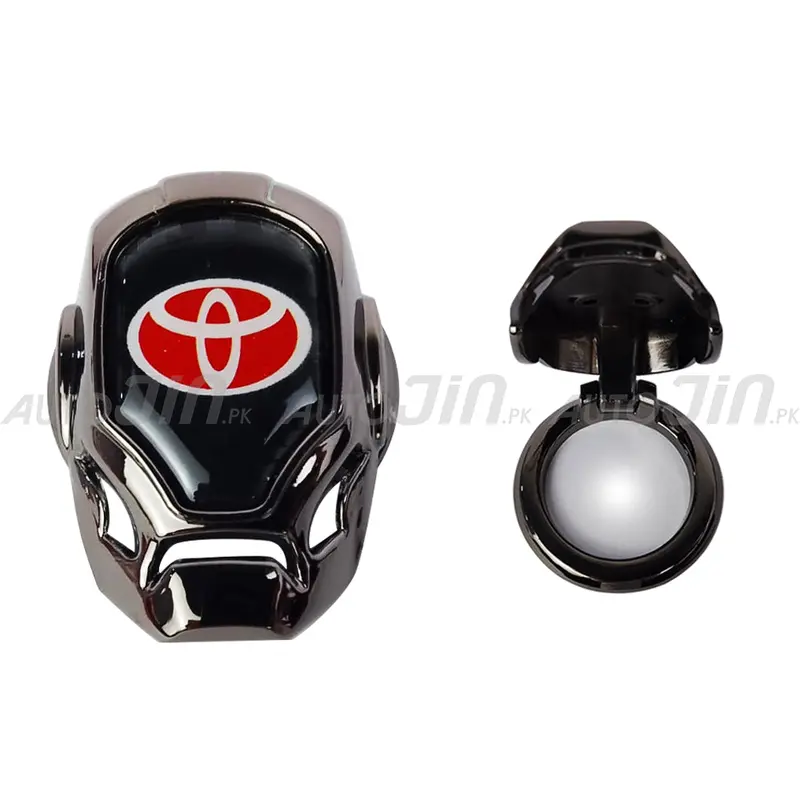 Carbon-Fiber Engine Start/Stop Button Cover For Toyota Logo 1