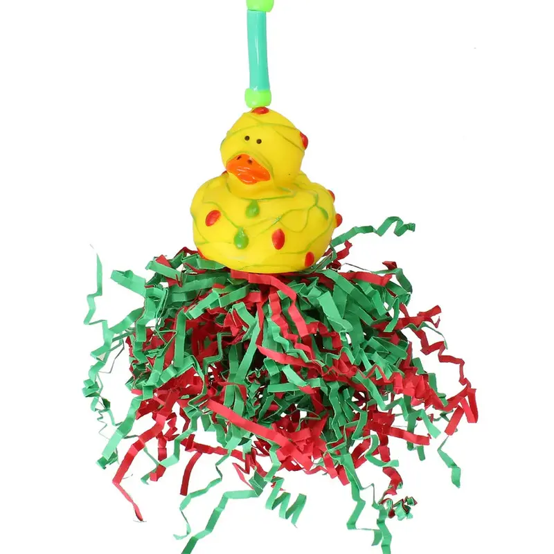 Christmas Twinkle Duck Chew Toy 1